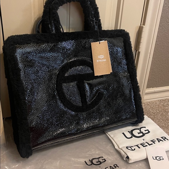 UGG X TELFAR MEDIUM SHOPPER CRINKLE TOTE NEW - Picture 2 of 11